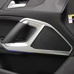 My Good Car 4Pcs/Set ABS Carbon Fiber car door speaker audio acoustic horn frame accessories  For Peugeot 408 2014-2015