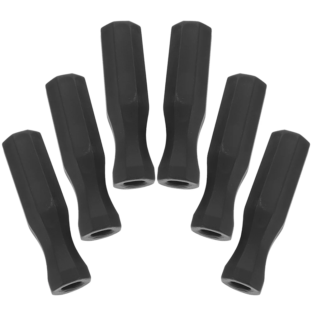 

6pcs Foosball Handles Table Football Machine Replacement Grips Durable Anti-Skid Ergonomic Design For Home Use Compatible With