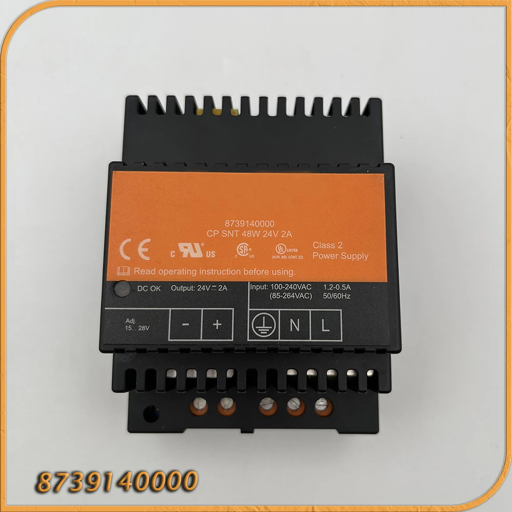 For Weidmuller Power Supply CP SNT 48W 24V 2A 8739140000