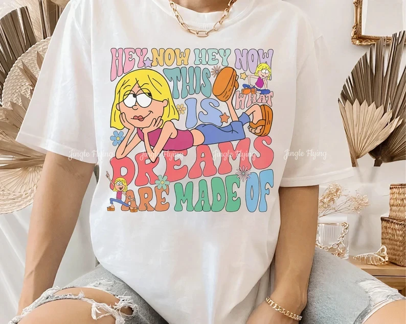 Cute Lizzie McGuire This Is What Dreams Are Made Of Retro T Shirt WDW Magic Kingdom Trip Family Vacation Holiday Gift