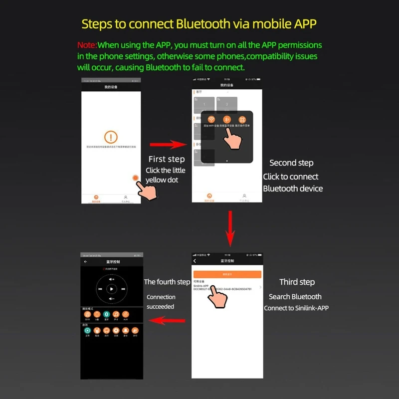 5HA Digital Power Amplifier Board 2x100w for DC 5-26V Class D Speaker High and Bass Adjustment Tuning Board Front Home Theat