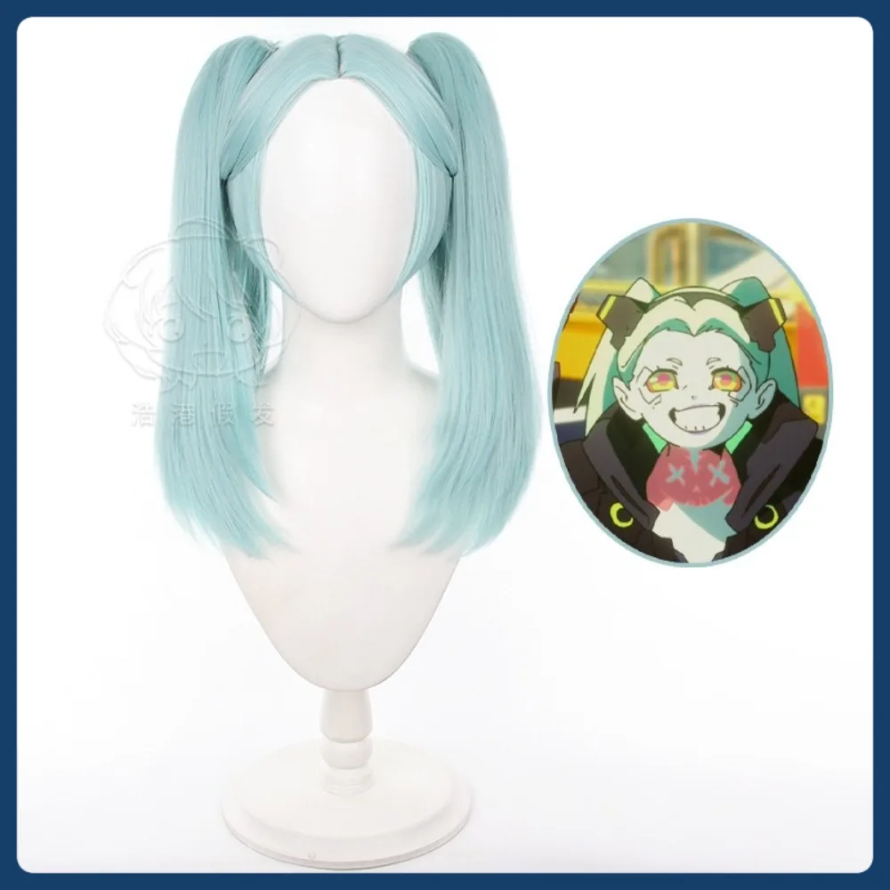 Mid-jade Pruik Winkel Rebecca Cosplay Pruik Anime Game Rollenspel Kostuum Halloween Kostuum Rekwisieten Synthetisch