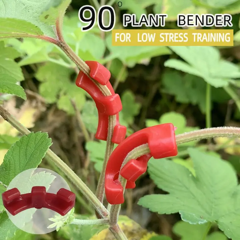 60pcs Plant Benders Trainer Growth Manipulation Tutors For Plants Clips Bending Twig Clamps Branche Accessories