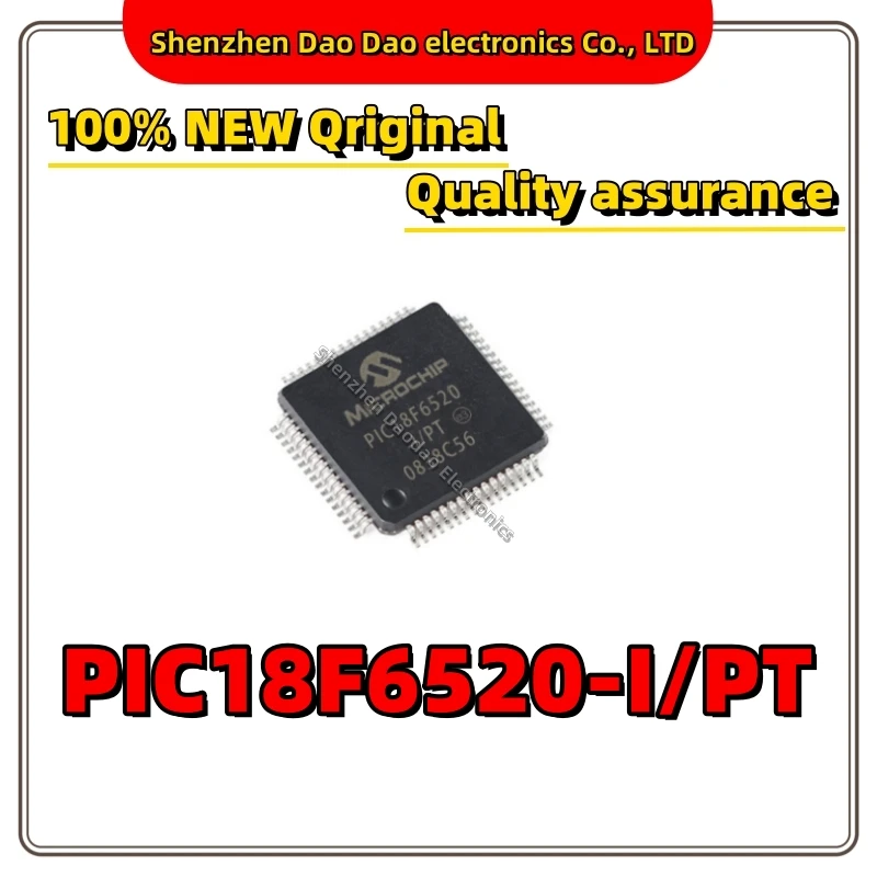 

PIC18F6520-I/PT TQFP-64 Embedded 8-bit microcontroller MCU semiconductor Quality Brand New