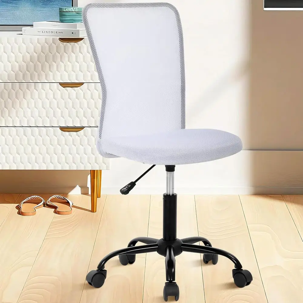 

Home Oice Chair, Computer Desk Chair, Back Mesh Height Adjustable Small Chairs, ern No Armrest Rolling Swivel Chairs