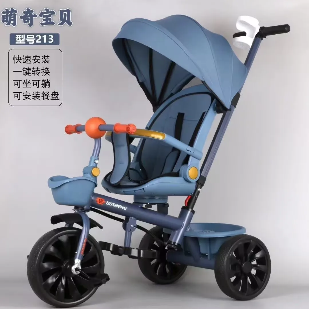 

Baby Walking Artifact Children's Tricycle Bicycle 1-3 To 6 Years Old Large Baby Stroller Baby Bicycle