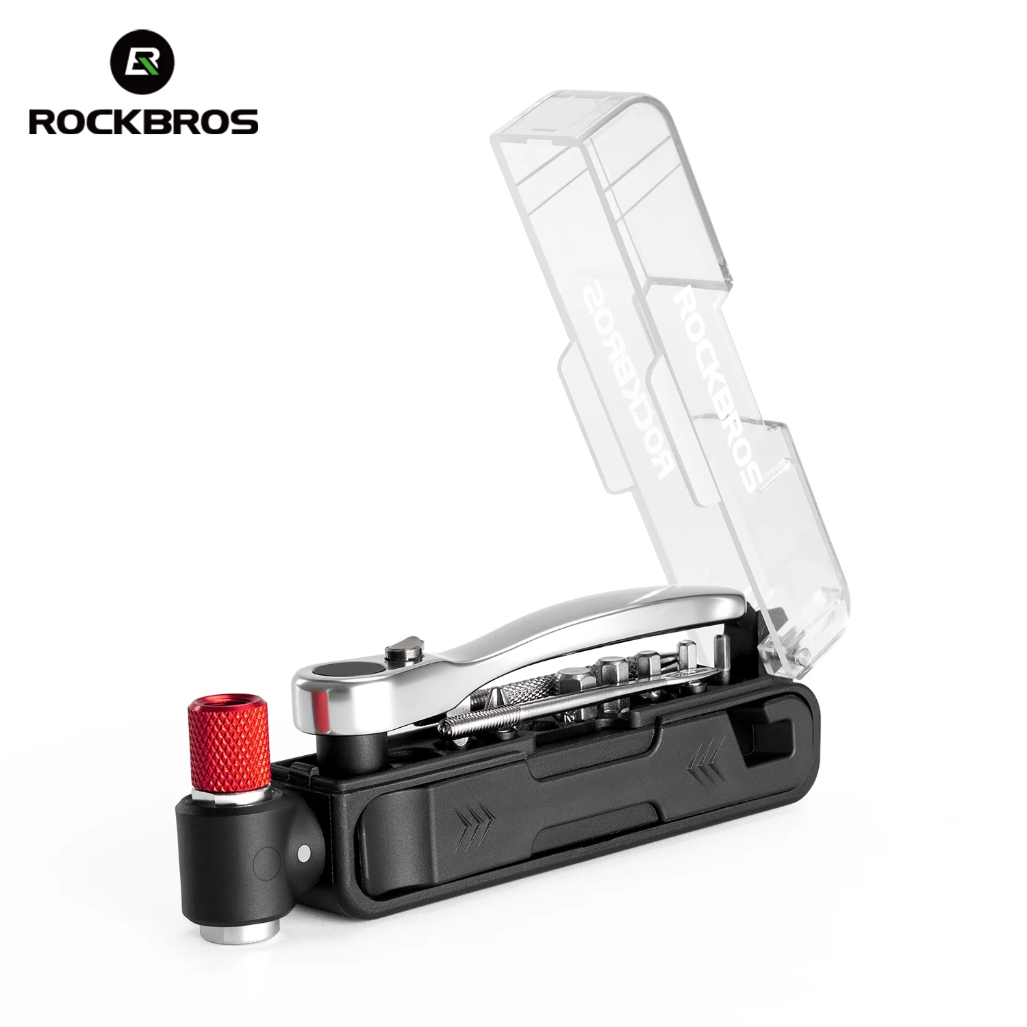 Conjunto de Ferramentas para Reparação de Bicicletas ROCKBROS, Chave de Catraca Multifuncional, Kit de Alavanca para Pneus, Ferramentas Portáteis para Bicicletas, Acessórios para MTB e Bicicletas de Estrada