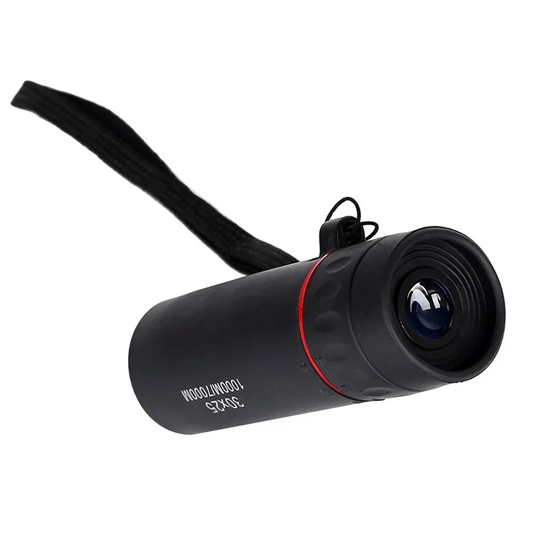 High Definition Monocular Telescope 30X25 Waterproof Mini Portable  Zoom 10X Scope for Travel Hunting Outdoor Hiking