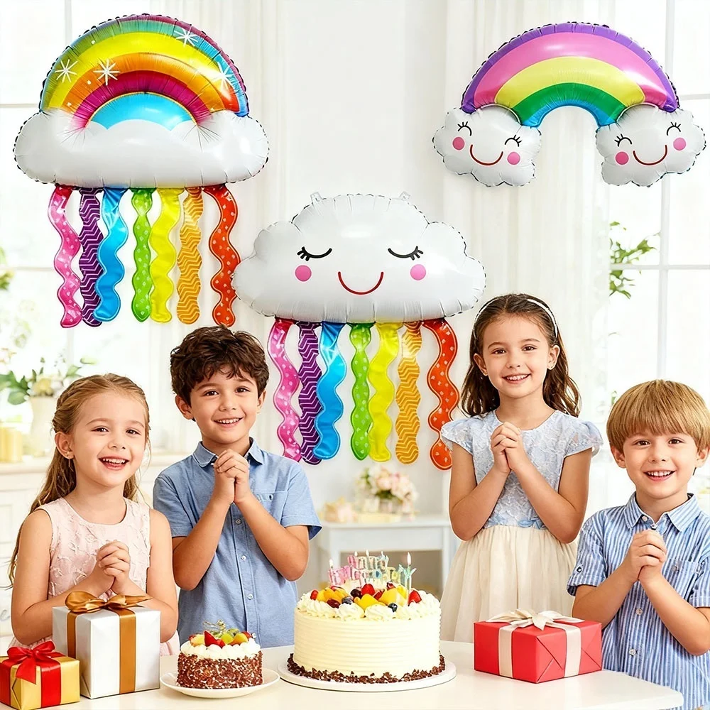 بالون هيليوم من سلسلة Cloud Rainbow لحفلات أعياد الميلاد والزفاف والخطوبة في الهواء الطلق ومستلزمات تزيين عيد الحب