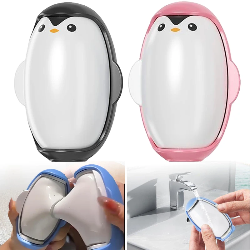 

Washable Pet Hair Remover Roller, Portable Penguin Design, Reusable for Clothes, Dust and Pet Hair Cleaning, Travel Essential