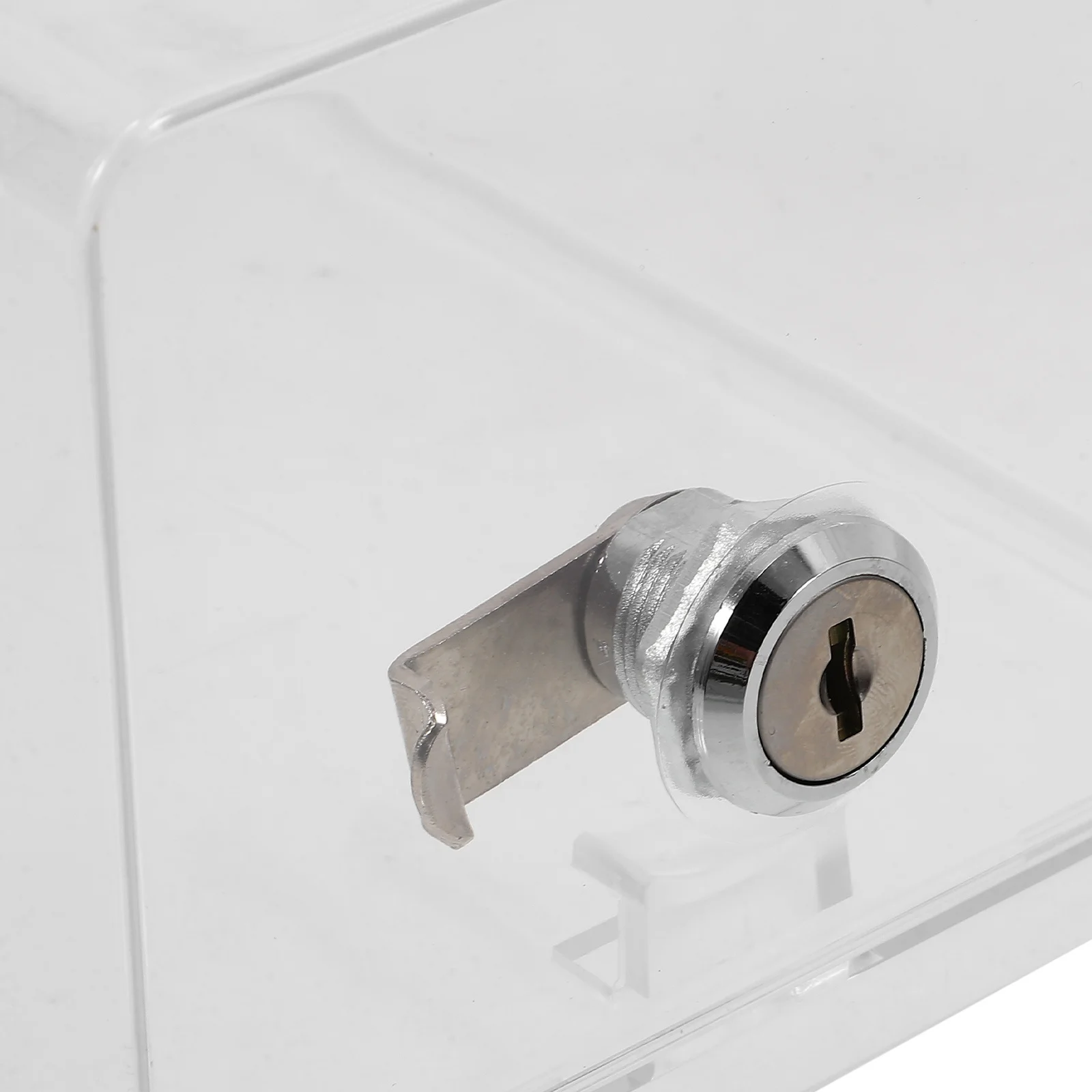 

1 set 1 Set Clear Acrylic Voting Box Lockable Donation Ballot Collection Box For Office Factory Fundraising Employee Suggestions