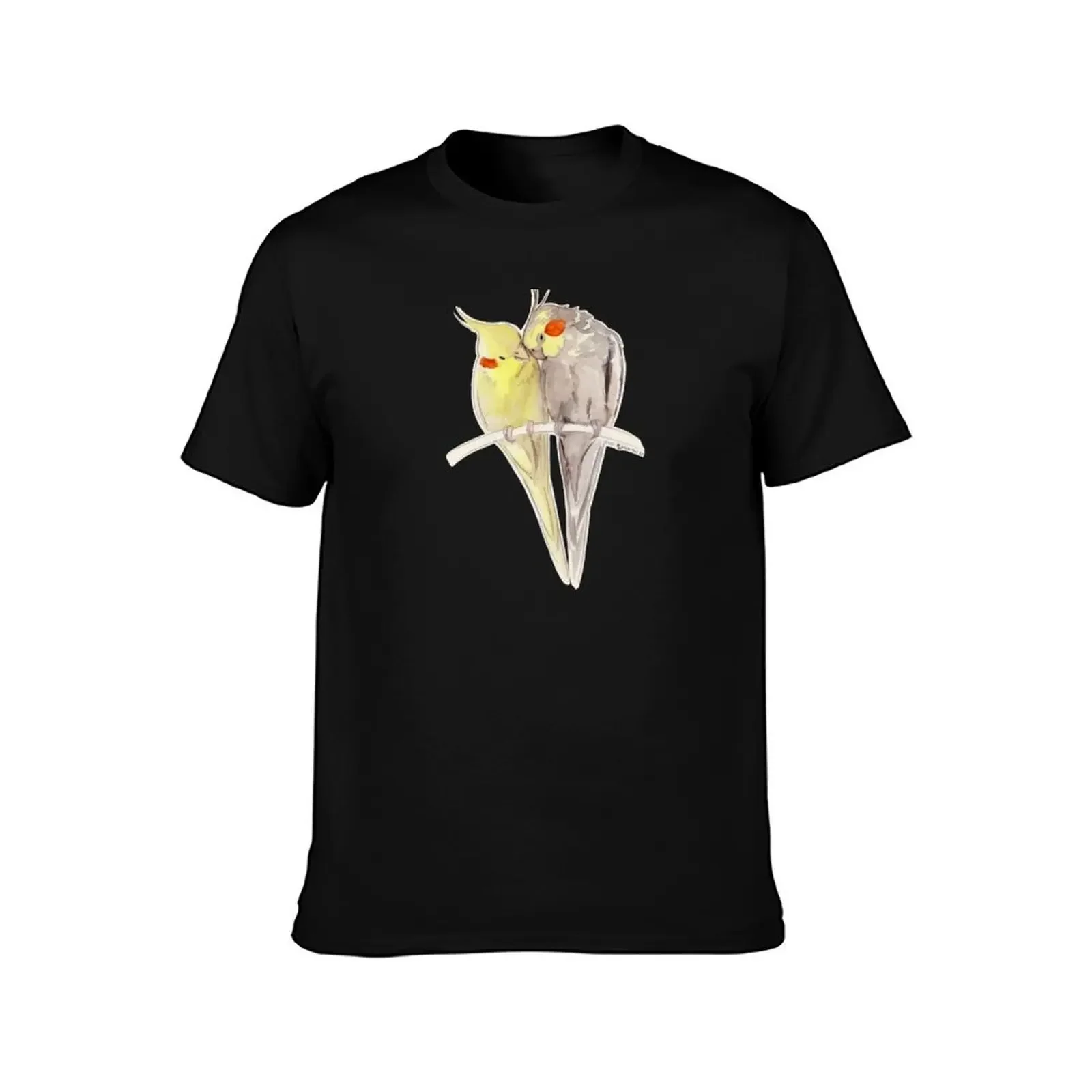 Cute Cockatiels T-Shirt graphic t shirts sublime custom shirt plus sizes men workout shirt