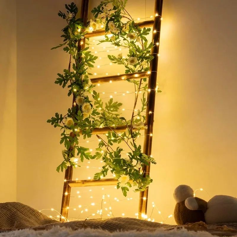 في الهواء الطلق عطلة إضاءة ديكوريّة الشمسية Led سلسلة ضوء IP65 حديقة عيد الميلاد الطرف الديكور عيد الحب حديقة الجنية أضواء