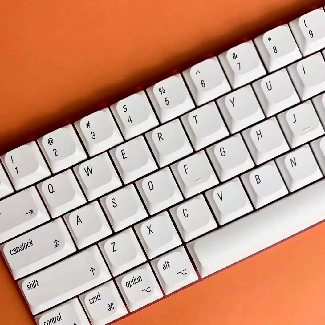 127 مفتاحًا فائقًا في أغطية مفاتيح منخفضة بعمود منخفض JWA الحد الأدنى للرياح PBT أغطية مفاتيح ميكانيكية مخصصة للمكتب