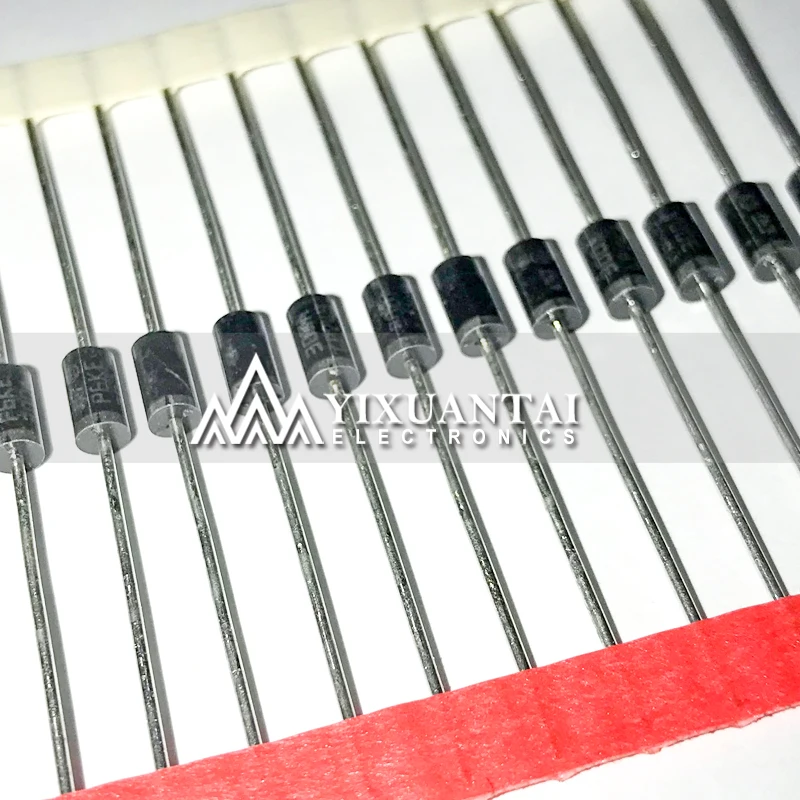 50PCS/LOT  1N5817 1N5819 1N5399 1N4937 1N4004 Schottky Rectifier Diode 1N4001 1N4007 UF4007 HER107 FR207 FR157 FR107 RL207 DO-41