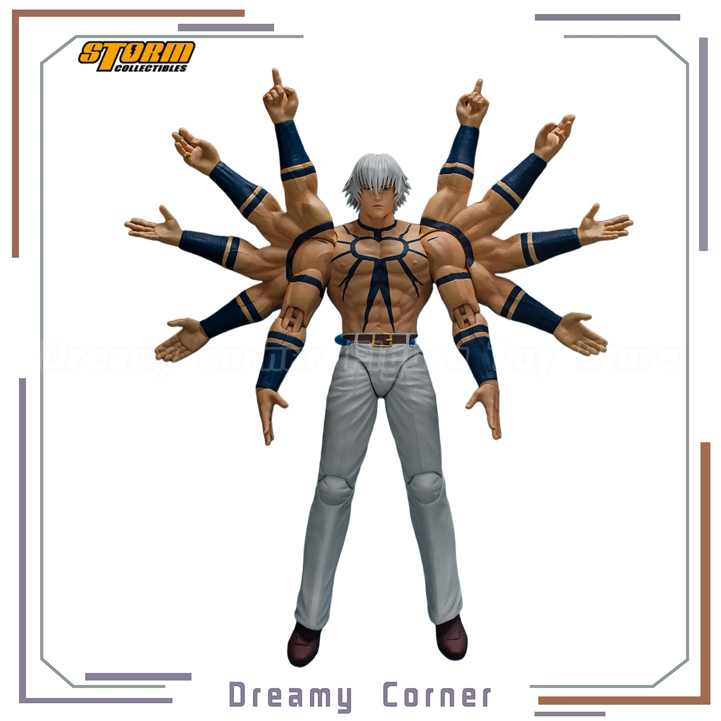 【متوفر】ألعاب العاصفة الأصلية SKKF04 YL BK ملك المقاتلين '98 أوروتشي 1/12 مجموعة نماذج زينة لشخصية الحركة #1