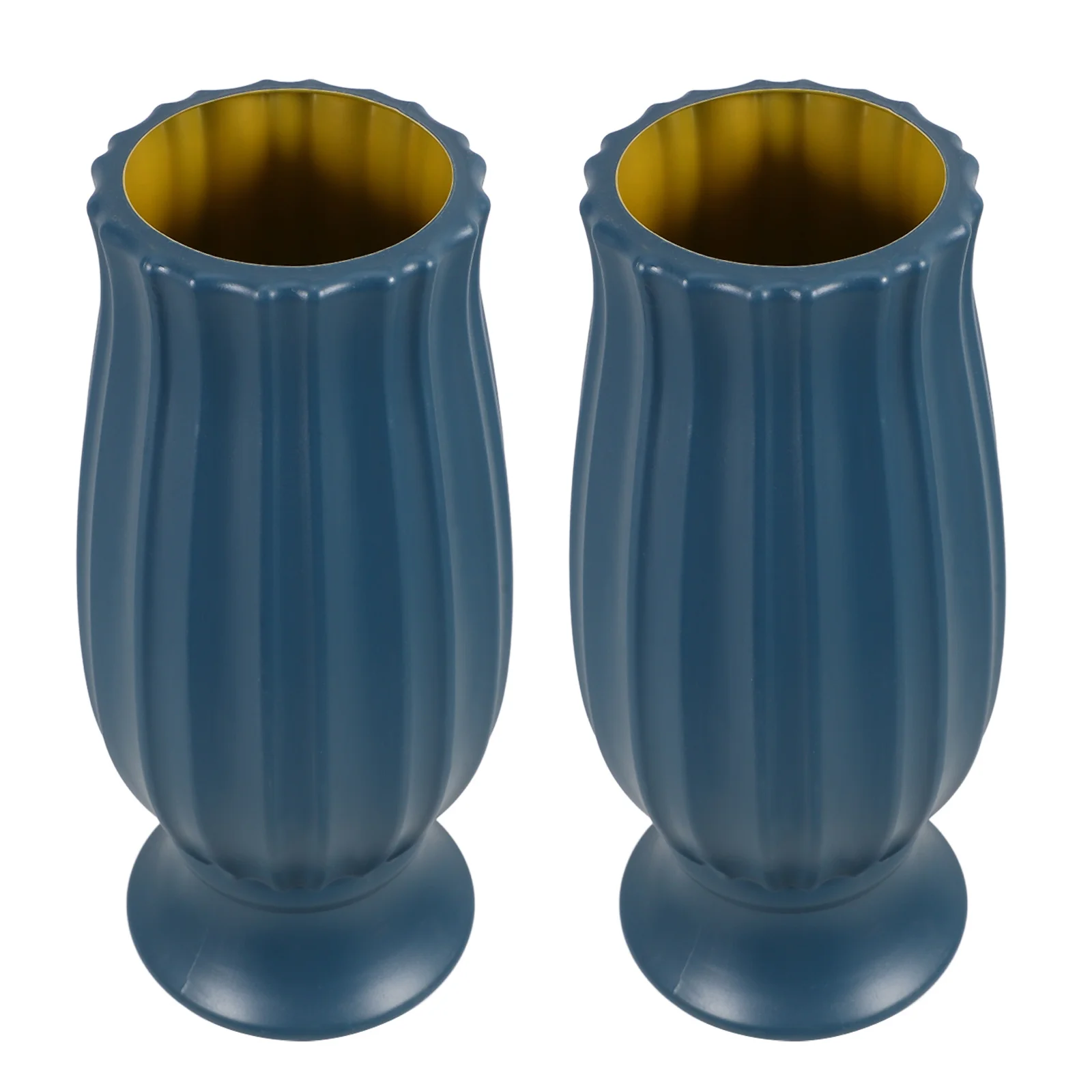 

2Pcs Memorial Flower Vases for Graves Weather Resistant Cemetery Floral Holders Outdoor Grave Vase Set Stylish and Stable