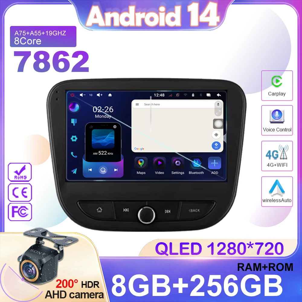 

Android 14 For Chevrolet Malibu 9 2015 - 2022 Auto Wifi Radio Stereo Multimedia Player GPS Navigation Wireless Carplay Dvd 2 din