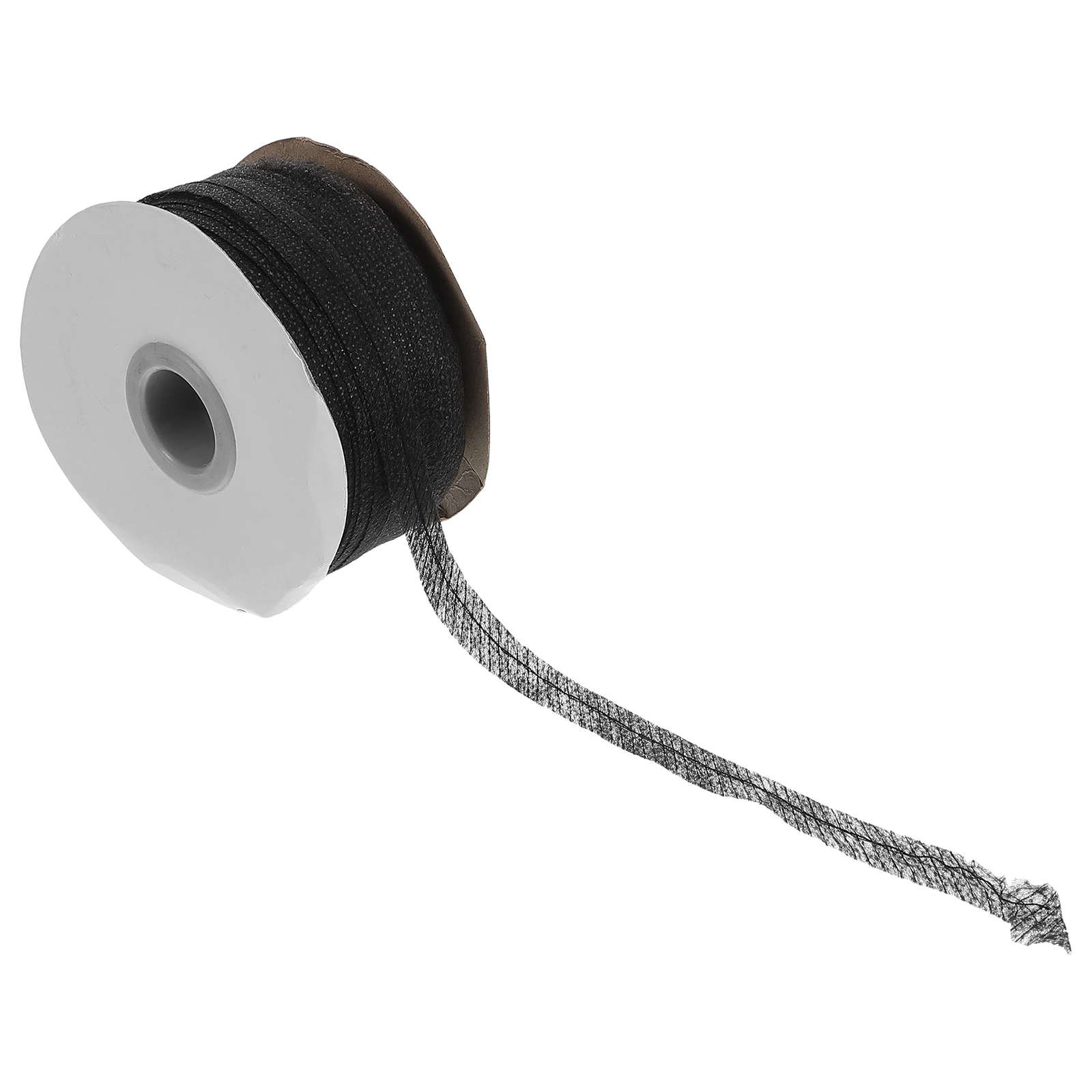 

100m Black Non-woven Fusible Interfacing Strip Fusible Interfacing Fabric Center Line Sewing Clothing Lining Strip Roll
