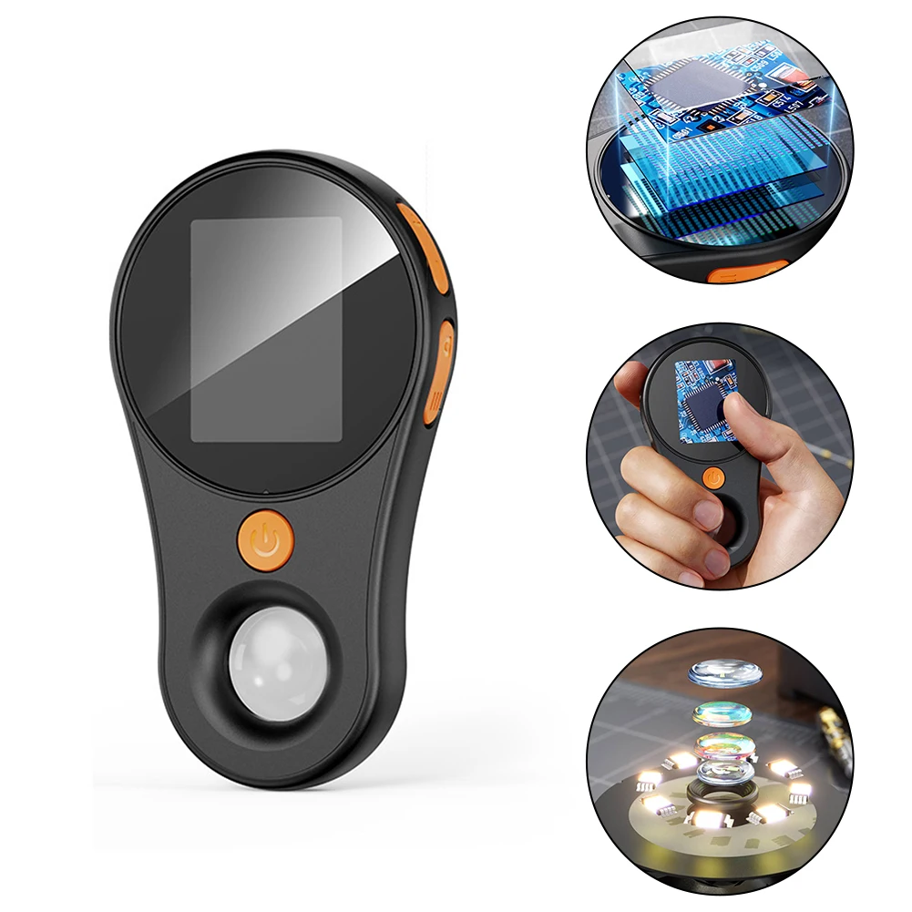 500X Magnification Digital Handheld Pocket Microscope For Children 2.0 Inch Screen With LED Lights USB Connection For Repairing