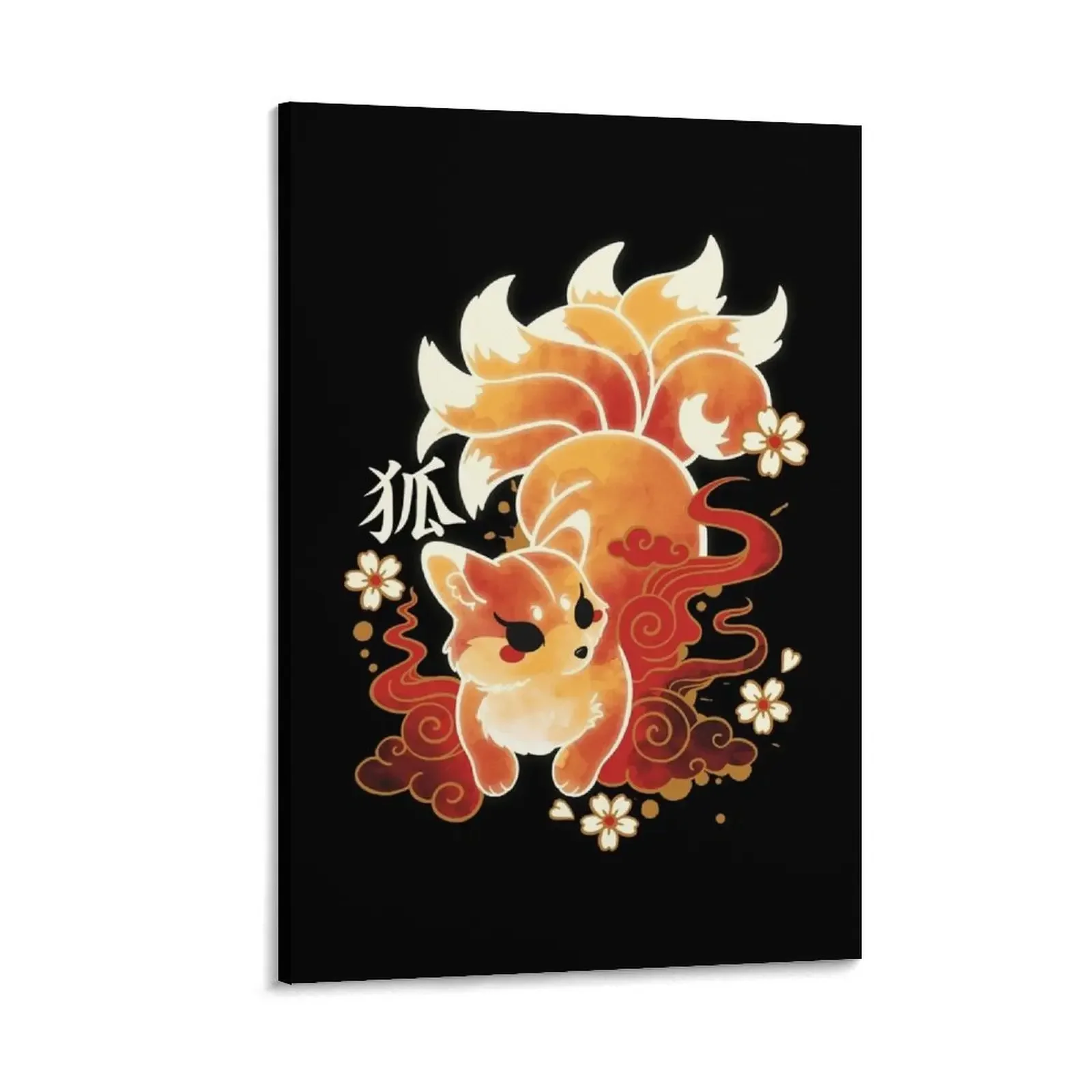 

Kitsune kawaii Canvas Painting Decoration wall home decor large paintings modern living room decoration art mural