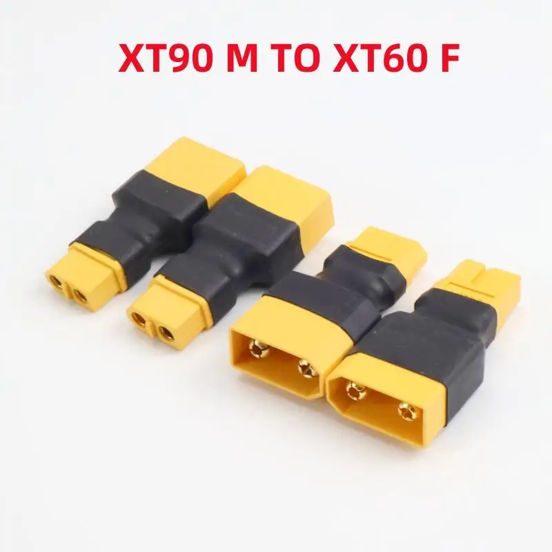 2Pcs/Pack Male/Female Conversion Connector Multifunctional XT60 To XT90 Adapter For RC Lipo Battery Drone Parts