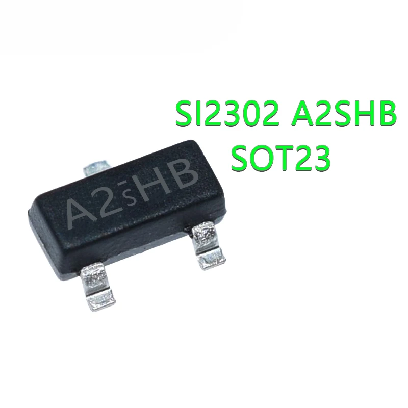 20PCS SI2302DS SOT-23 SI2302 A2SHB SOT23 2.5A/20V SOT SMD MOSFET field effect transistor