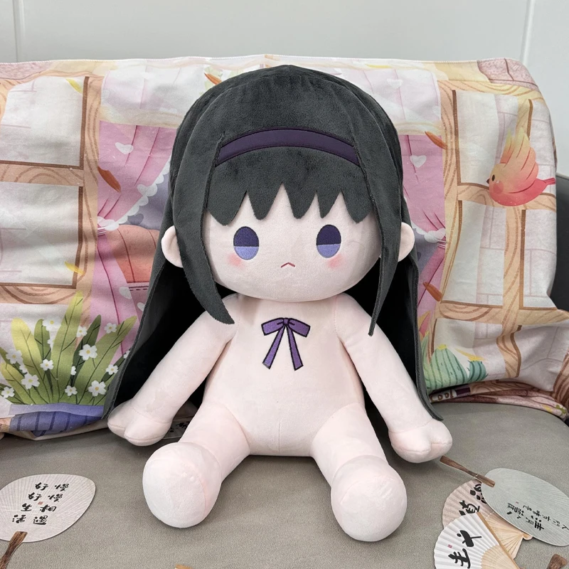 

Новинка 2023 года, аниме Puella Magi Madoka Magica Akemi Homura, косплей, 40 см, милая плюшевая хлопковая плюшевая подушка, подарки на день рождения для девочек