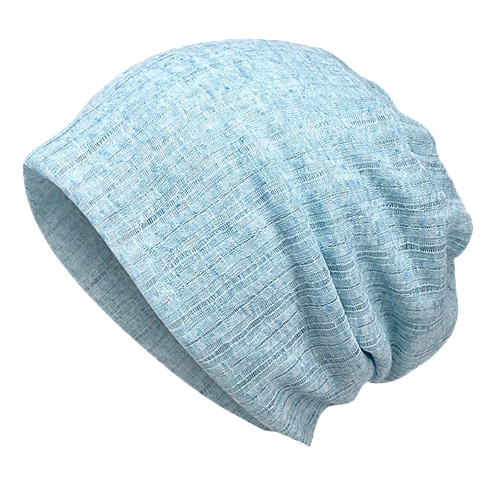 

1pc Cotton Turban Cap Dual-Use Hat Scarf Beanie Neck Gaiter Turbano Versatile Hat For Outdoor Hiking Running Riding