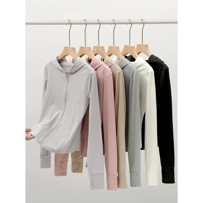 

Women's Summer UPF Sun Protection Jacket Cooling Icy Silk Slim Fit Thin Breathable Outdoor Cover Up