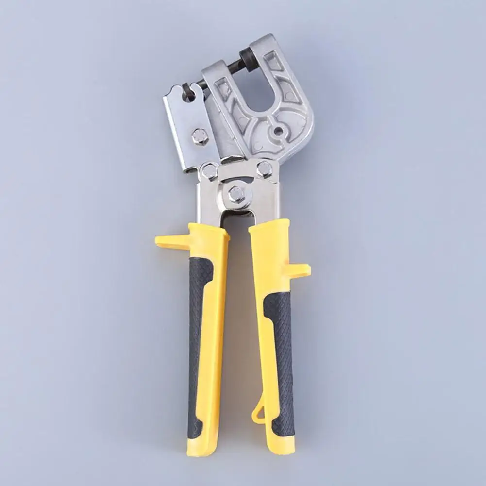 Aluminum Alloy Metal Stud Crimper Ceiling Punching Pliers Plaster Drywall Tools For Fastening Metal Double Handed Pliers