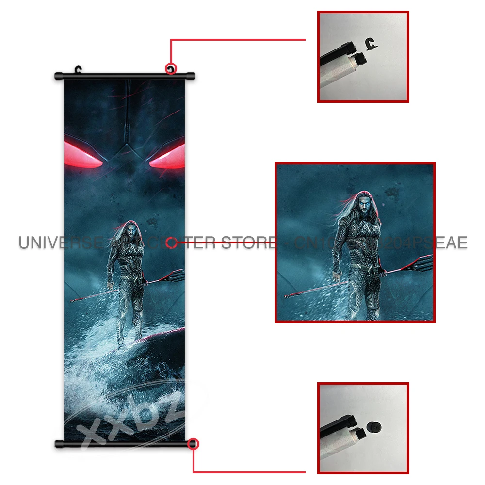 Nightwing Poster Wall Art Dick Scroll Picture DC Comics Home Decoration Supergirl Hanging Painting Green Lantern Canvas Aquaman