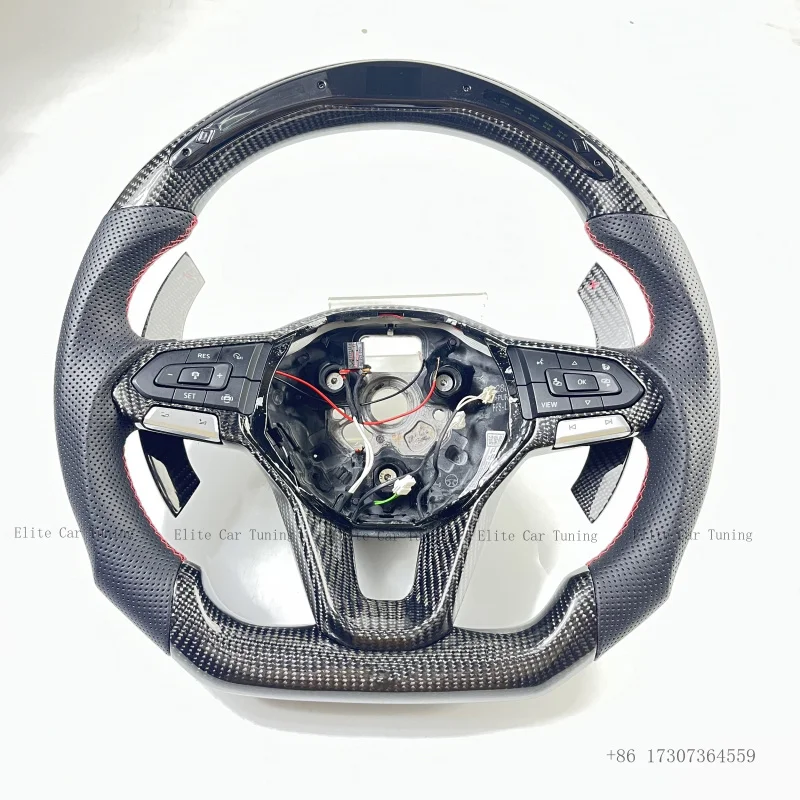 

for vw Golf Mk6 gti Steering Wheel with Start Button Driving Mode Performance and Led Screen