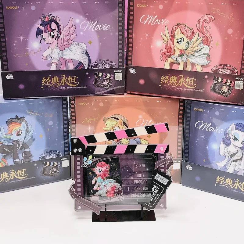 new-genuine-stock-kayou-my-little-pony-g4-classic-eternal-gift-box-collection-cards-and-card-bricks-girl-birthday-surprise-gifts