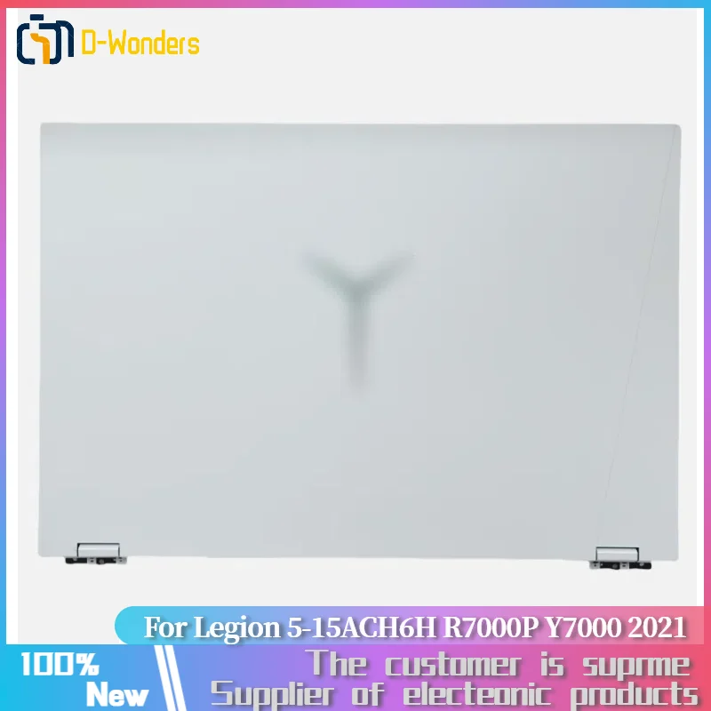 For Lenovo Y7000P Y7000 R7000-15 2021 white screen back case LCD top cover hinge 5CB1C17429