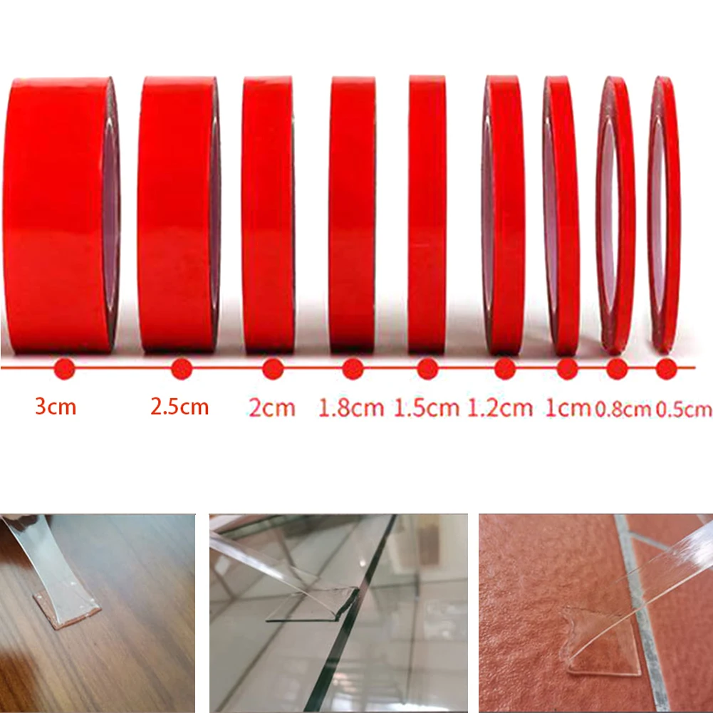 Double Side Tape Premium Acrylic Double Sided Tape Waterproof and Traceless Perfect for Car and Home Applications!