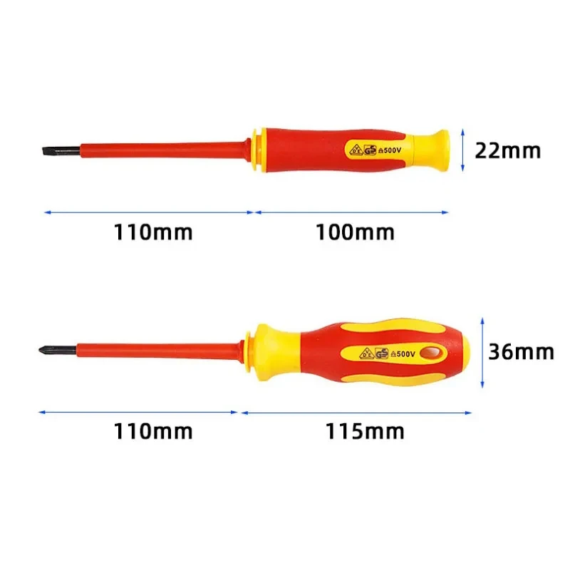 Insulated Magnetic Electrician Screwdriver home repair Magnetic screw driver kit Cross Plum Blossom Hexagonal Screwdriver set