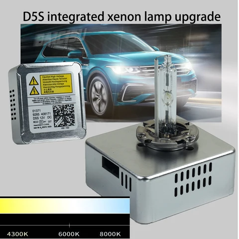 Высокояркая ксеноновая лампа D5S, Оригинальная лампа 6000K 35 Вт 12 В, HID-лампа для фар, фары, подходит для Audi Chevrolet GMC 3F19