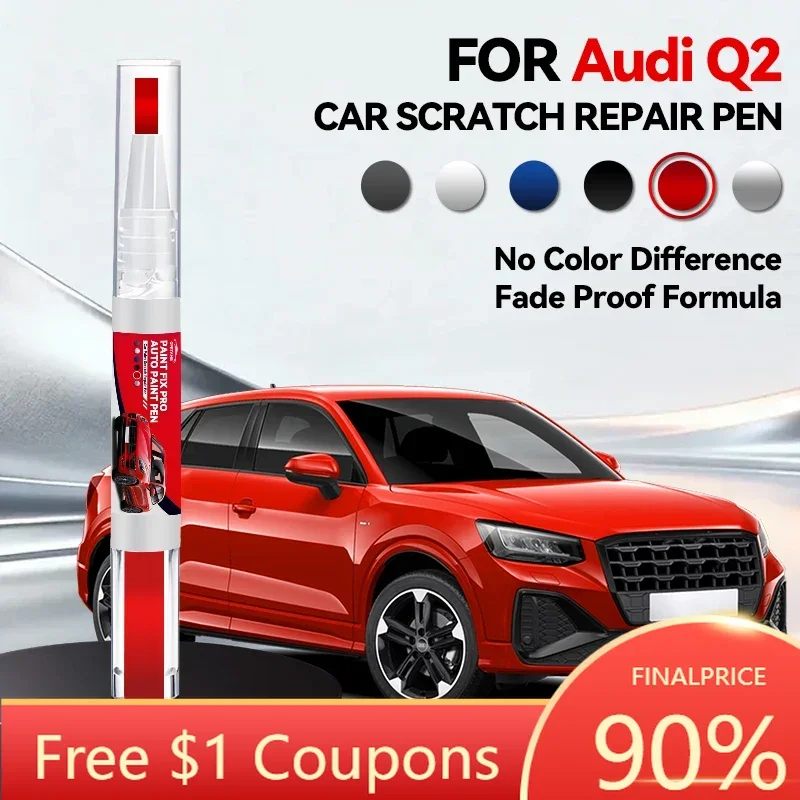 

2026 Car Tool Accessories For Audi Q2 2016-2025 GA Paint Repair Pen Touch Up Scratch Remover DIY Auto Accessories Black White Or