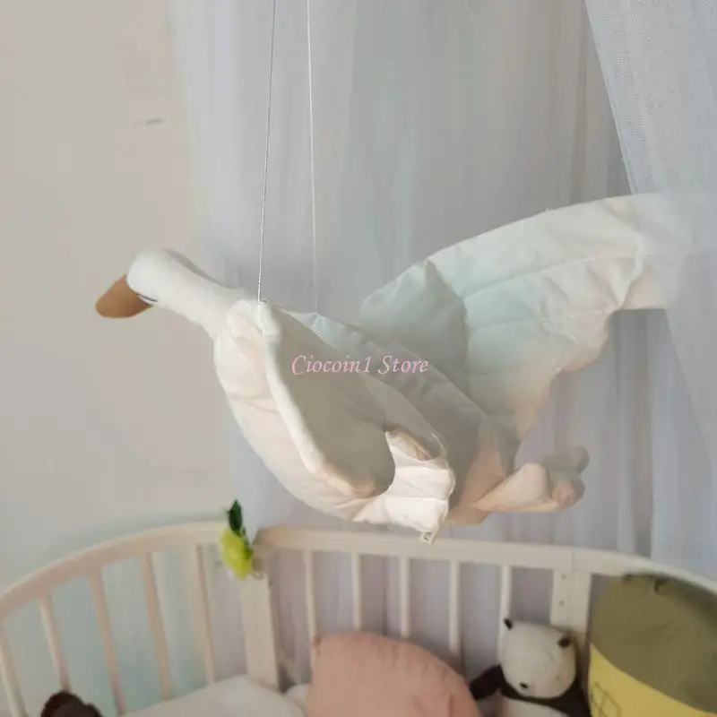 Y1UB Simpatico Cigno Pendenti da Appendere a Parete Giocattolo Animale Camera dei Bambini Ornamento Nursery Home Decorazione