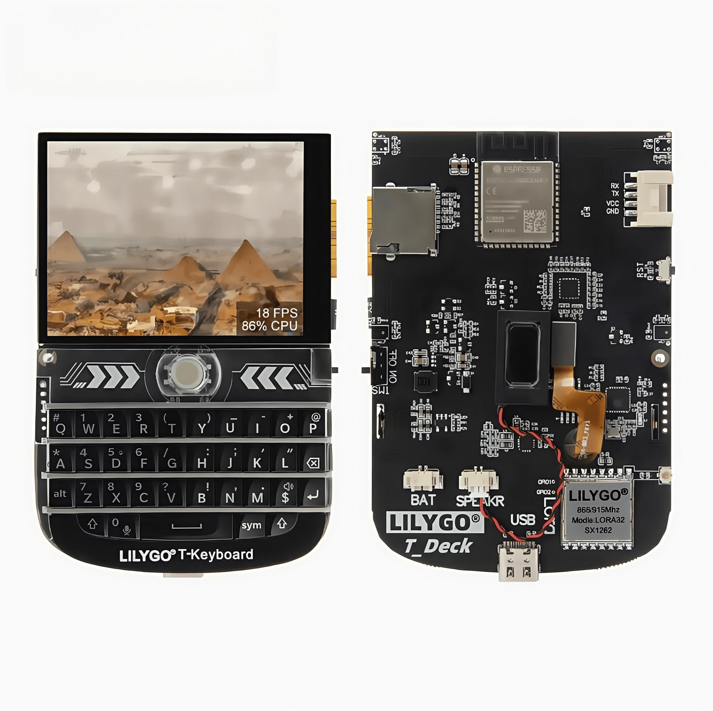 LILYGO® T-Deck ESP32-S3 LoRa Module 2.8 inch LCD Development Board LoRaWAN Long Range 433MHz 868MHz 915MHz With WIFI Bluetooth