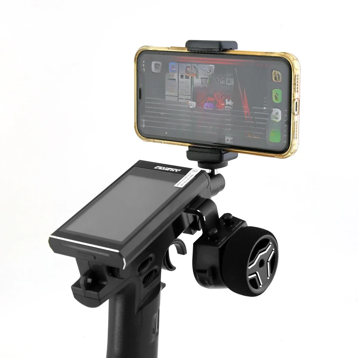 Phone Holder Clip Bracket Mount Support for Flysky FS-NB4 Transmitter Remote Controller 1/8 1/10 RC Car Boat Parts