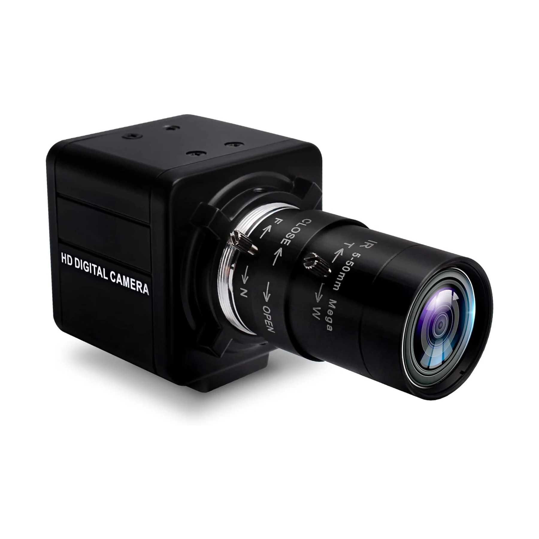 ELP 1080P Webcam with Zoom Lens 5-50mm Manual Focus USB Camera H.264 Low Light PC Camera with IMX323 Sensor UVC Web Camera