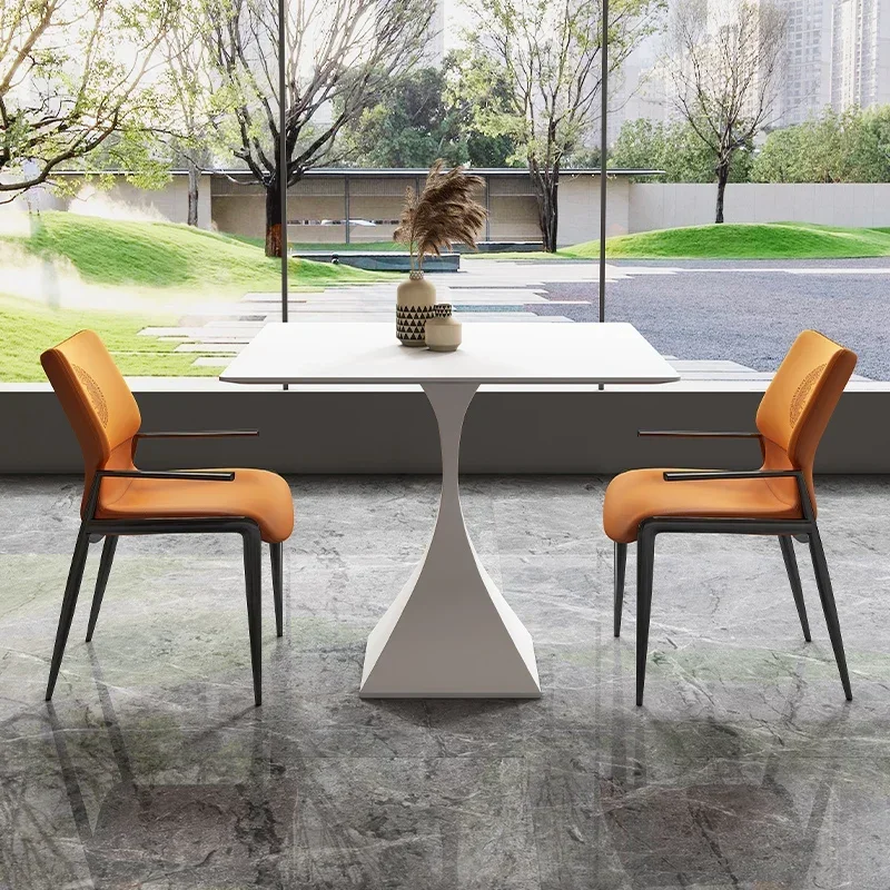 Italian Dining Table Living Room Center Coffee Dinner Table Design Simplicity Balcony Mesa De Cozinha Modern Furniture