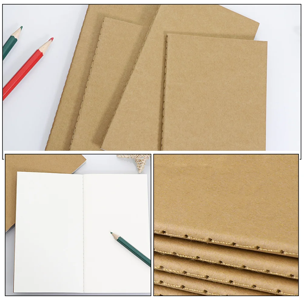 15 Pcs Small Notebook Writing Blank Journal Kids Loose Leaf Notepad Portable Books Daily Pocket Student Supply