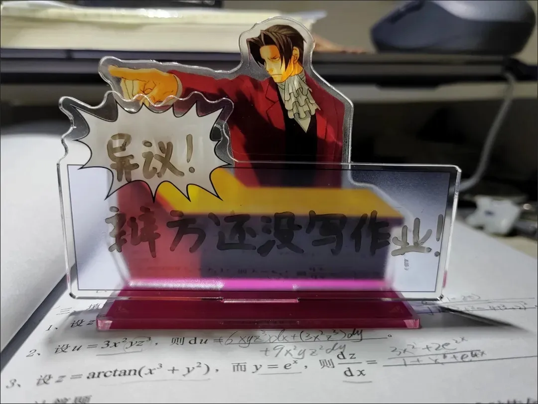 Ace Attorney Anime Acrylic Stand Figuur Action Peripheral Figure Kids Models Toy Accessories Desktop Ornaments Friend Gift