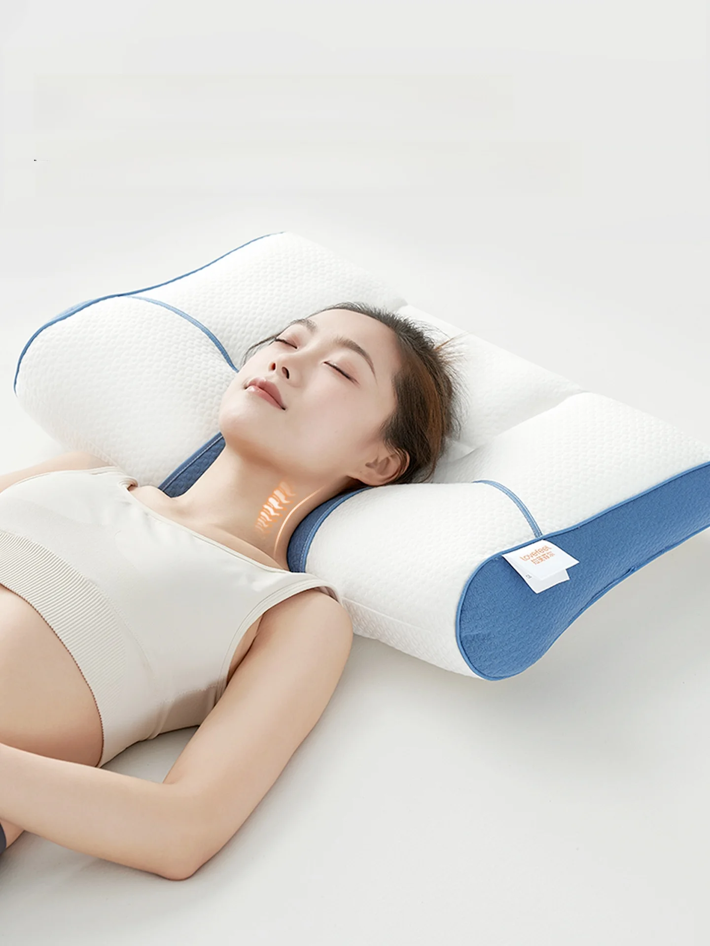 

Подушка для шеи F7 с лавандой и травами, съемный наполнитель, прямоугольная форма, двойное использование (мягкая/жесткая), антибактериальное полиэфирное волокно