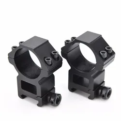 Discovery 30mm / 25,4mm Anello di montaggio per cannocchiale 11mm / 20mm Picatinny Binario a coda di rondine Profilo alto/basso per supporto per cannocchiale da caccia con fucile