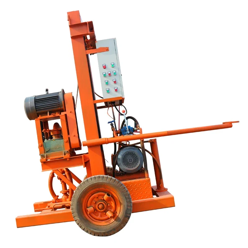 Geothermal Heat Pumps Well Deep Hole Drilling Well Machine With Mud Pump