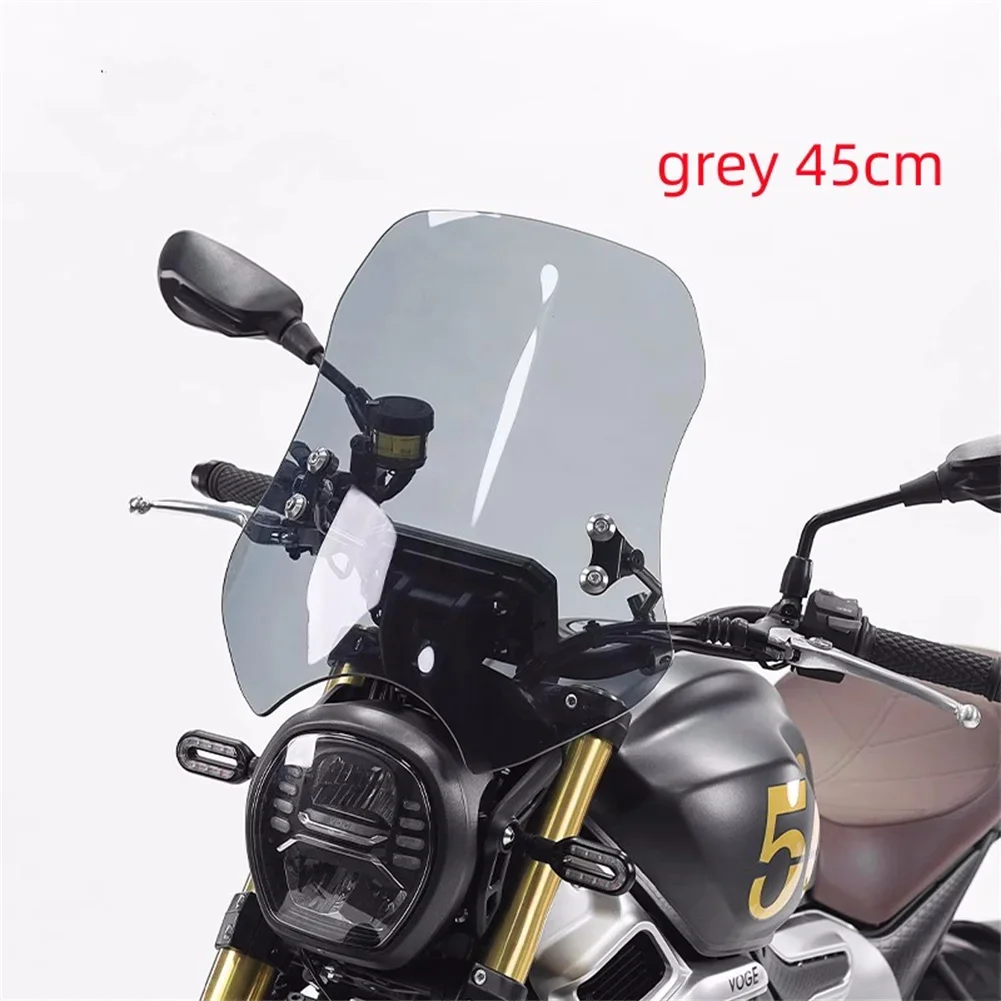 Motorcycle Touring Sports Deflector Wind Screen Windshield Visor for LONCIN VOGE 300 AC 300AC